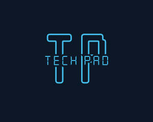 Futuristic Cyber Tech  logo design