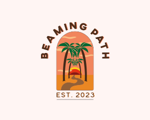 Pathway Road Beach logo design