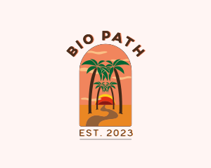 Pathway Road Beach logo design