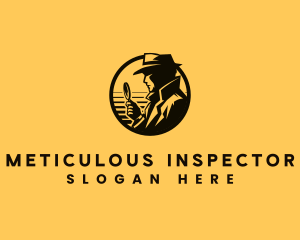 Detective Man Investigator logo