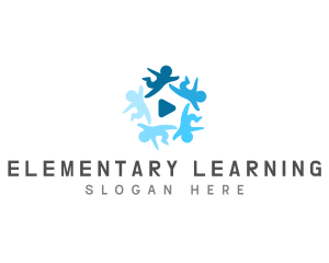 Kids Play Kindergarten logo design