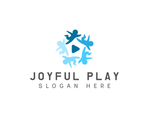 Kids Play Kindergarten logo design