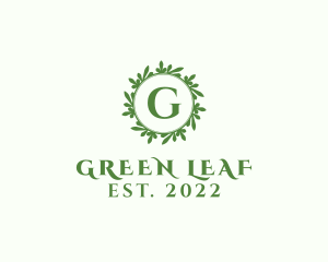 Herbal Leaf Organic  logo design