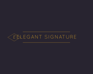 Luxury Elegant Business logo design