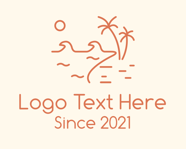 Beachfront logo example 2