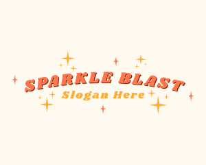 Elegant Stars Sparkles logo design