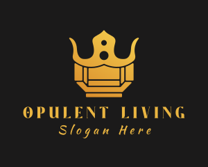 Golden Crown Jewel logo design