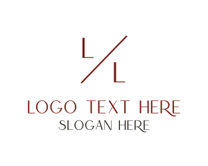 Slash Minimalist Professional logo