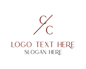 Slash Minimalist Professional logo design