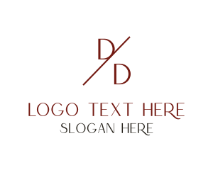 Slash Minimalist Professional logo design