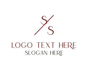 Slash Minimalist Professional logo design