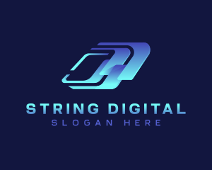 Digital Technology Cyber logo design