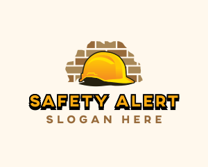 Construction Safety Hat logo design