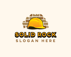 Construction Safety Hat logo design