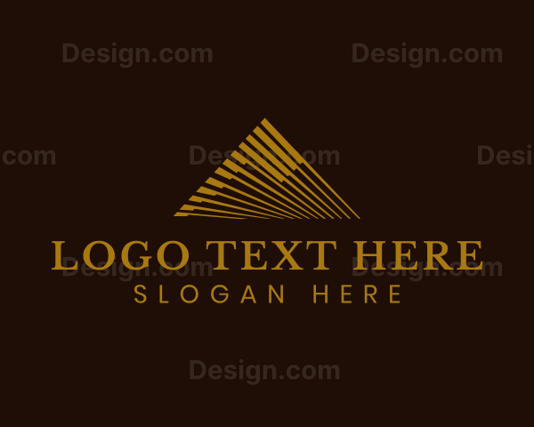 Mountain Stripes Triangle Logo