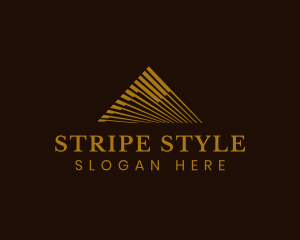 Mountain Stripes Triangle logo design