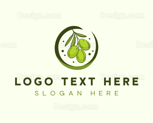 Fresh Olive Harvest Logo