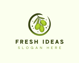 Fresh Olive Harvest logo design