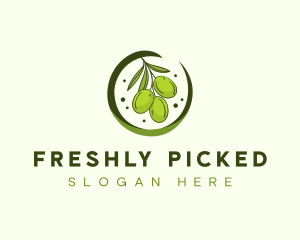 Fresh Olive Harvest logo design