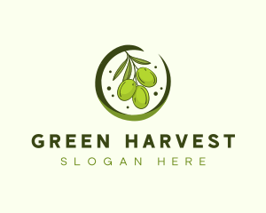 Fresh Olive Harvest logo design