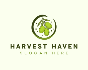 Fresh Olive Harvest logo design