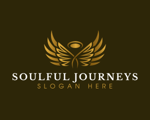 Archangel Wings Spiritual logo