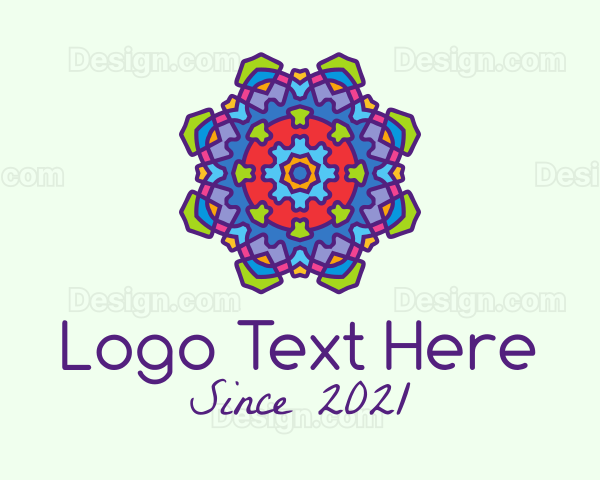 Decorative Jewel  Mandala Logo