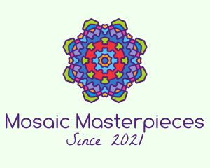 Decorative Jewel  Mandala  logo design