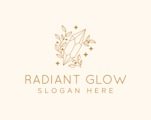 Elegant Radiant Gem logo design