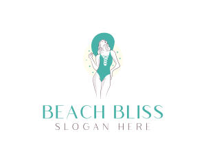 Elegant Green Swimwear  logo