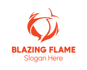 Fire Flame Energy  logo design