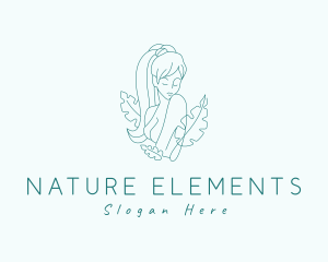 Natural Woman Body logo design