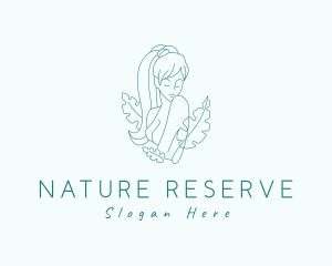 Natural Woman Body logo design