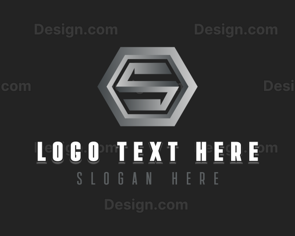 Modern Industrial Letter S Logo