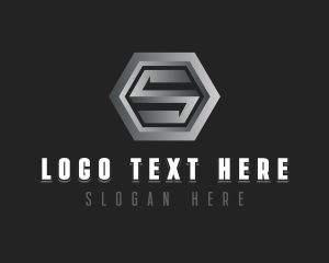 Modern Industrial Letter S logo