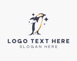 Wildlife Penguin Animal logo