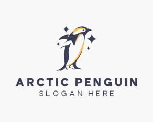 Wildlife Penguin Animal logo design