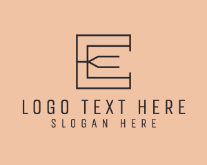 Professional Company Letter E logo