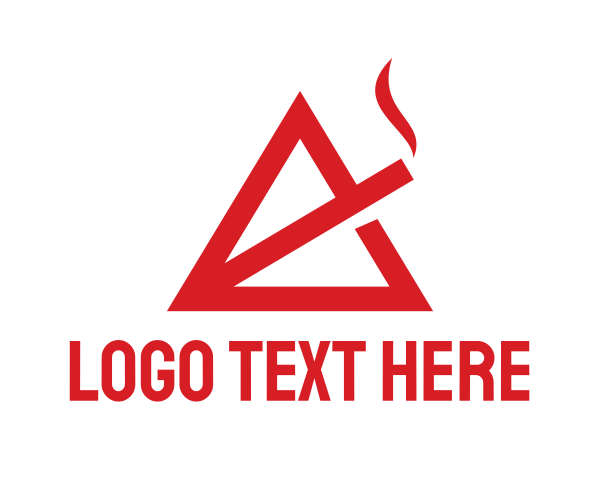 Red Triangle logo example 4