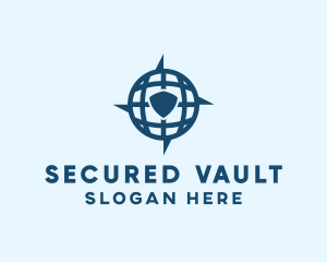 Global Digital Shield logo design