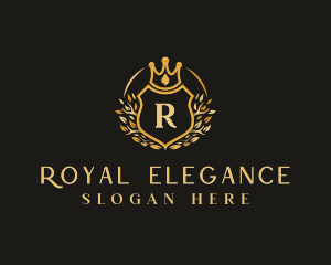 Royal Crown Crest logo design