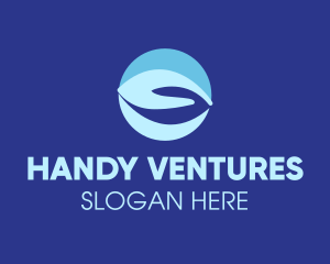 Water Globe Hand logo