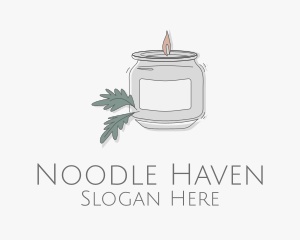 Fragrant Candle Jar  Logo