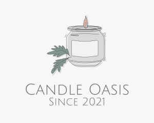 Fragrant Candle Jar  logo