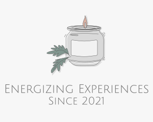 Fragrant Candle Jar  logo