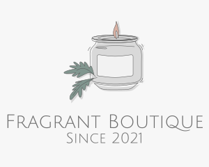 Fragrant Candle Jar  logo