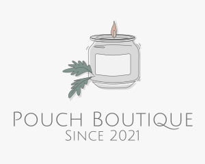 Fragrant Candle Jar  logo design