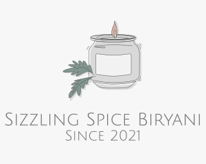 Fragrant Candle Jar  logo design