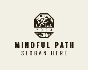 Outdoor Pathway Mountain logo design