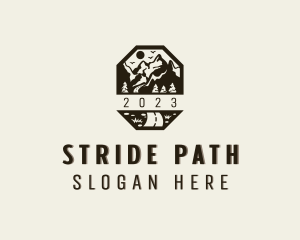 Outdoor Pathway Mountain logo design